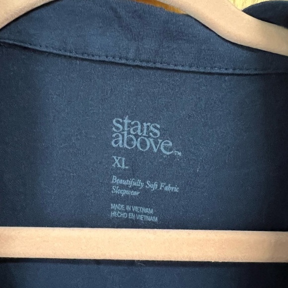 Stars Above Midnight Blue Pajama Set – Size XL - Picture 3 of 5